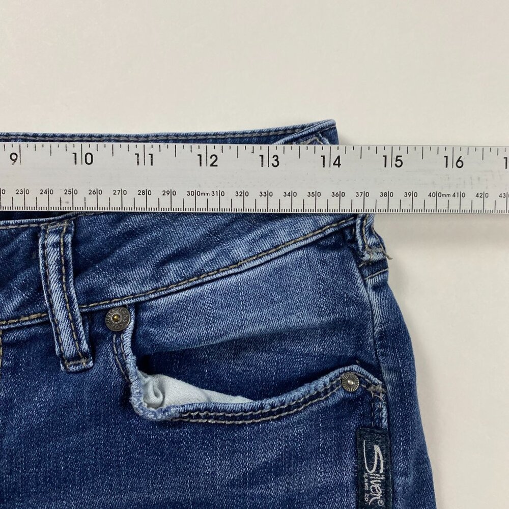 Silver Jeans Suki Mid Skinny Jeans Womens 28 x 31 - Picture 12 of 16